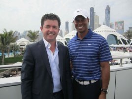 Shane O’Donoghue and Tiger Woods