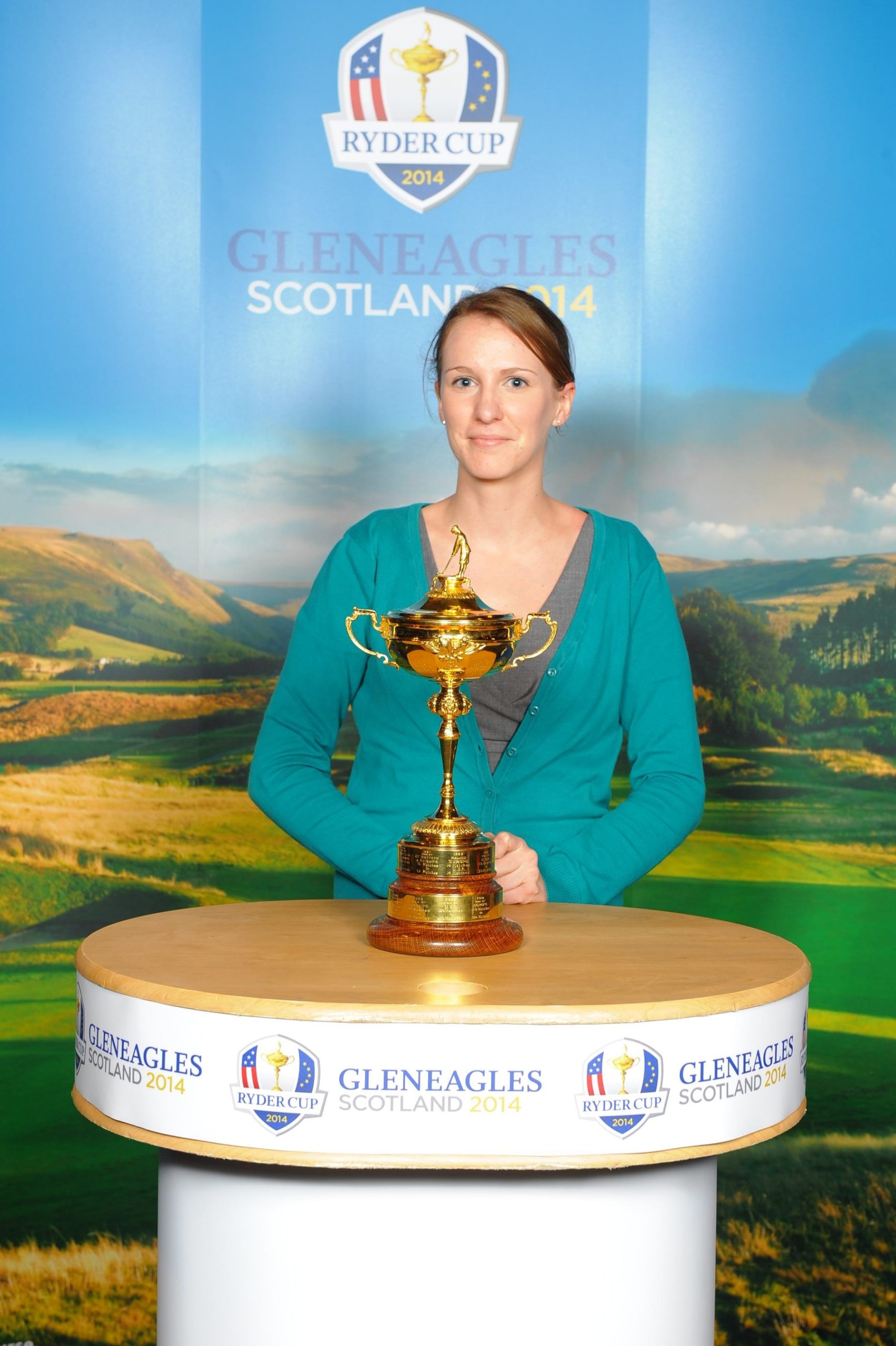 Kim Carsok at Scottish Golf Show SGS ryder cup