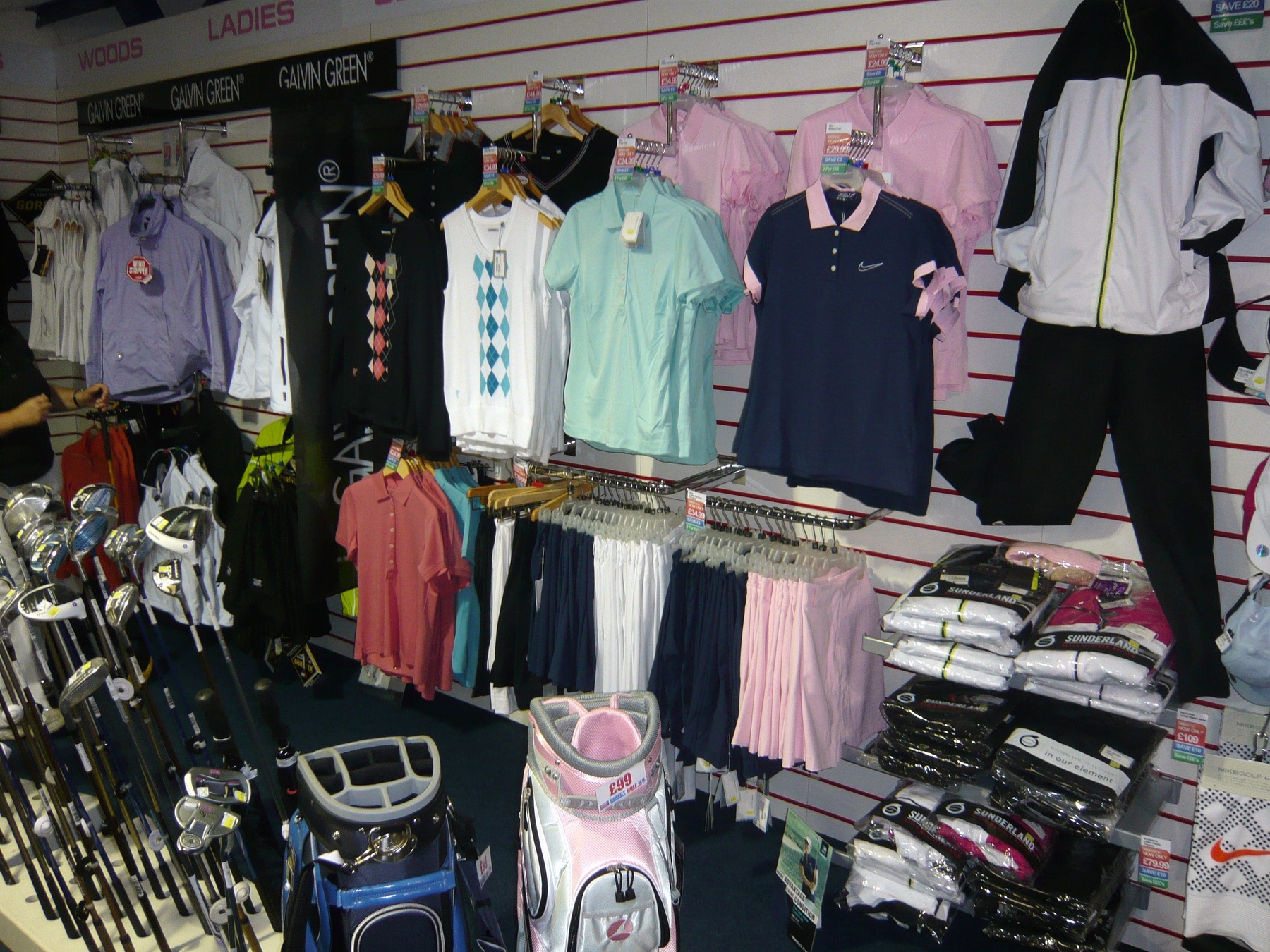 Direct Golf Doncaster Store – Ladies Sectionmod