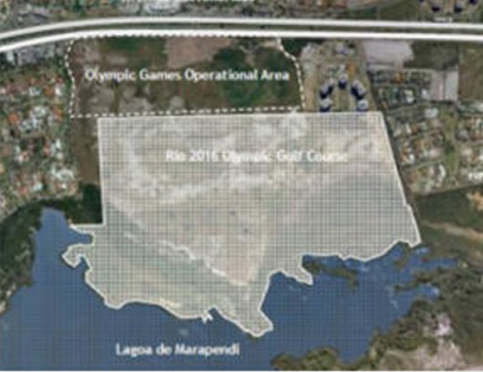 Rio Olympics location of the Olympic Golf Coursemod