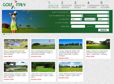 GolfItaly website screen grab