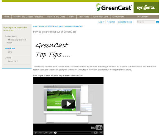 Greencast Top Tips