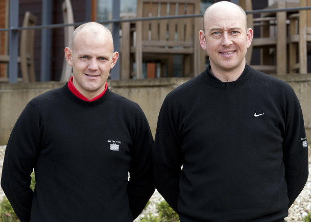De Vere Oulton Hall’s Robert Turner (left) and Neil Smith (right)