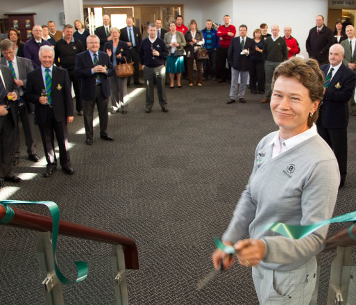 Catriona Matthew official opens Carnoustie Golf Centre