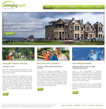 Emerging World website