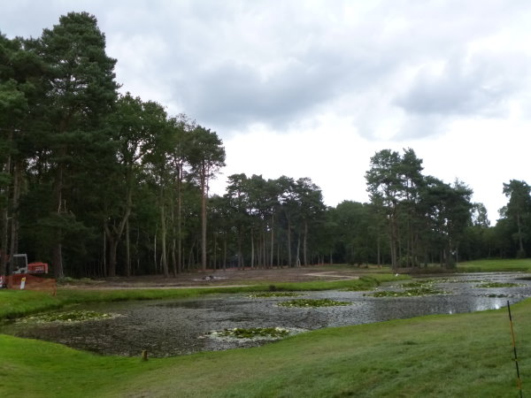 Woking prepares for new sixteenth hole