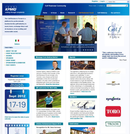 KPMG GBF website screengrab