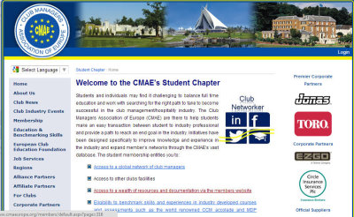 CMAE Student ChaPTER WEBPAGE
