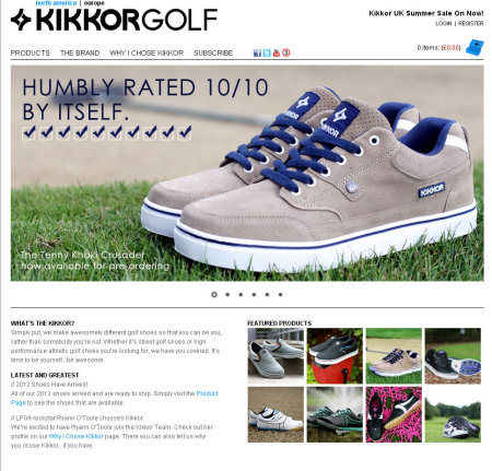 Kikkor Golf website