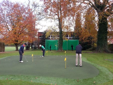 Winchester College Putting Green and Caged Nets