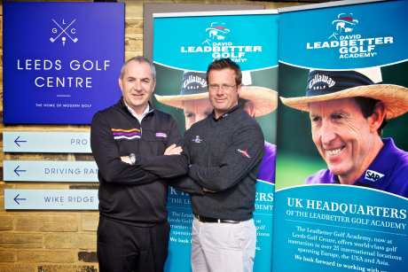 From Left to Right – Nigel Sweet, LGC Operations Manger, and Chris Parker, Head Pro at the New David Leadbetter Academy at LGC
