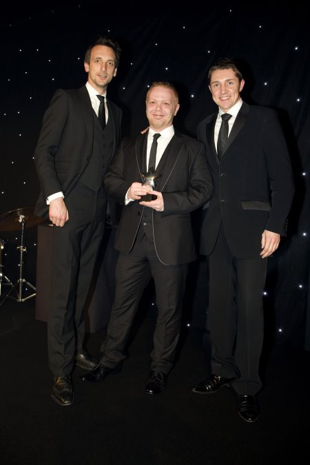 DGUK ECMOD award winners Neil Rowett and Steve Lewis – Middle & right