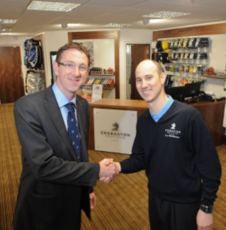 L-R Adam Grint (General Manager) with David Fulcher (Director of Golf)