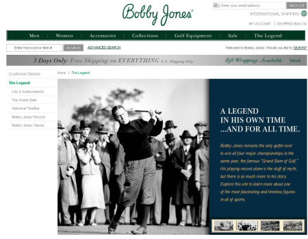 Bobby Jones website