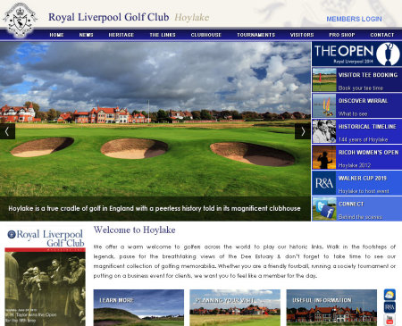 Royal Liverpool GC website