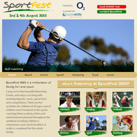 SportFest website