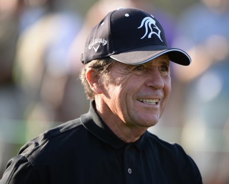 AUGUSTA, GA – APRIL 09:  Gary Player of South Africa looks on during a practice round prior to the start of the 2013 Masters Tournament at Augusta National Golf Club on April 9, 2013 in Augusta, Georgia.  (Photo by Harry How/Getty Images)