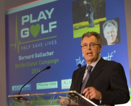Bernard Gallacher introduces his new defibrillator campaign