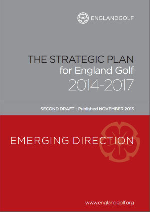 England Golf Strategic Plan second draft