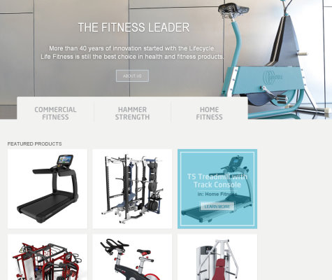 Life Fitness website
