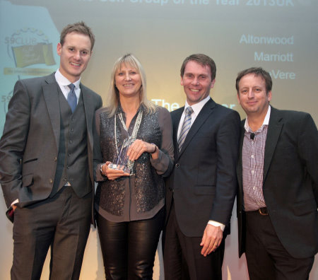 Alison Ainsworth Picks up the Golf Group of the Year award