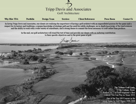 Tripp Davis and Associates webpage