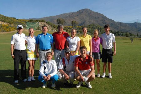 Russian Golfers at Valle Romano