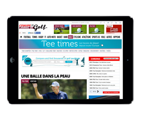 GolfBoo and Lequipe