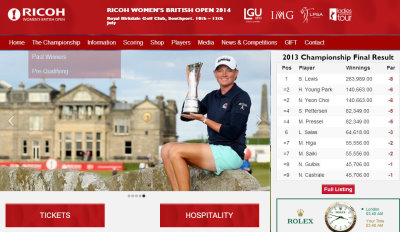 Golf Business News - Calvin Klein Golf Announces Partnership with Ricoh  Women's British Open