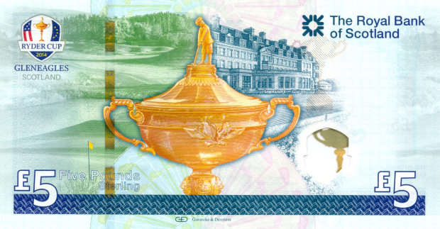 Ryder Cup Bank Note_reverse