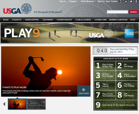 USGA Play Nine website