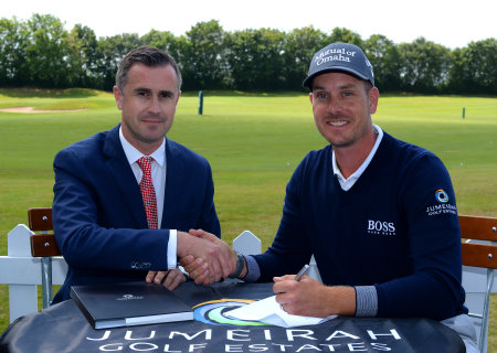 Henrik Stenson Announced as Brand Ambassador for Jumeirah Golf Estates