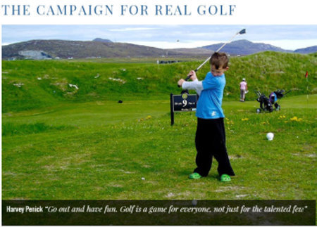 Campaign for Real Golf website