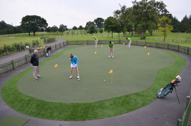 Huxley Golf has designed and installed a new short game practice area at Stirling University2