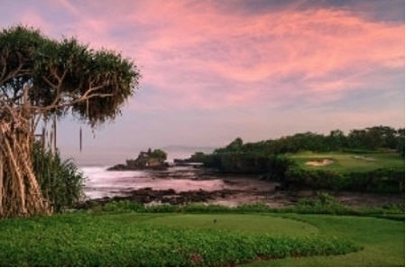 7th hole at Nirwana Bali Golf Club