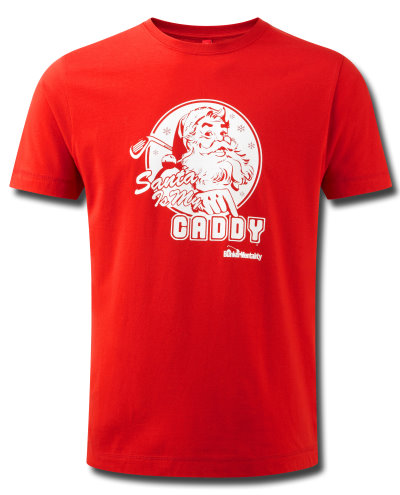 Santa Is My Caddy T-Shirt – Red