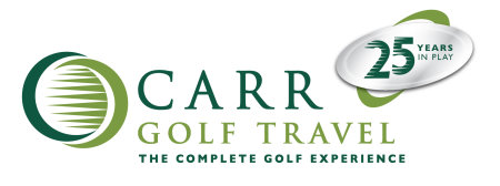 Carr Golf Travel 25 Years in Play