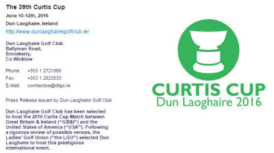 Curtis Cup 2016