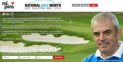 National Golf Month website