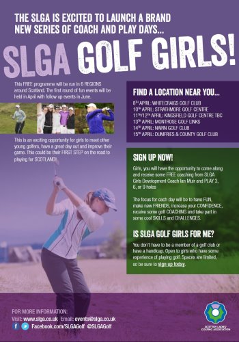 SLGA Golf Girls Poster