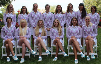 Team Europe at the 2013 PING Junior Solheim Cup