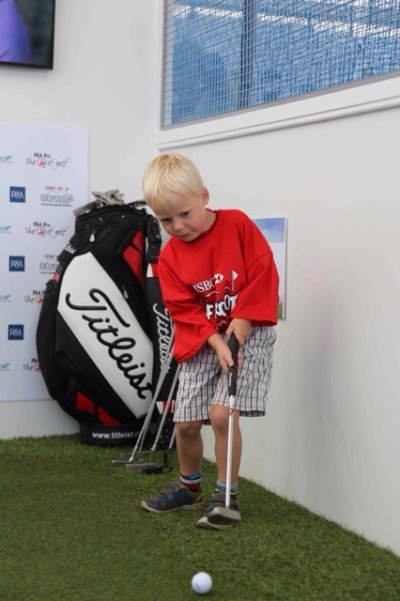 Youngster enjoys Titleist putting