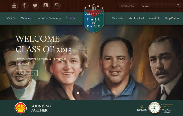 World Golf Hall of Fame Class of 2015