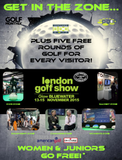 London Golf Show advertising