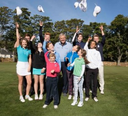 Monty welcomes Gleneagles “Dream Team” of Junior Golfers