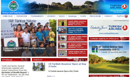 Turkey Golf Federation website