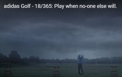 adidas golf play when noone else will