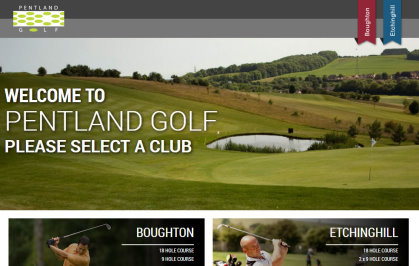 Pentland Golf website