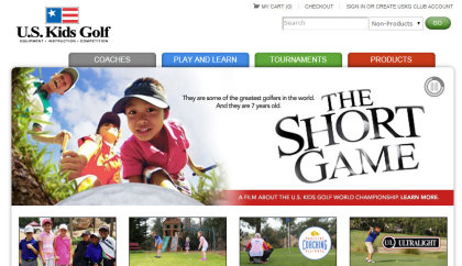 US Kids Golf website