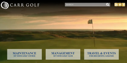 Carr Golf Website